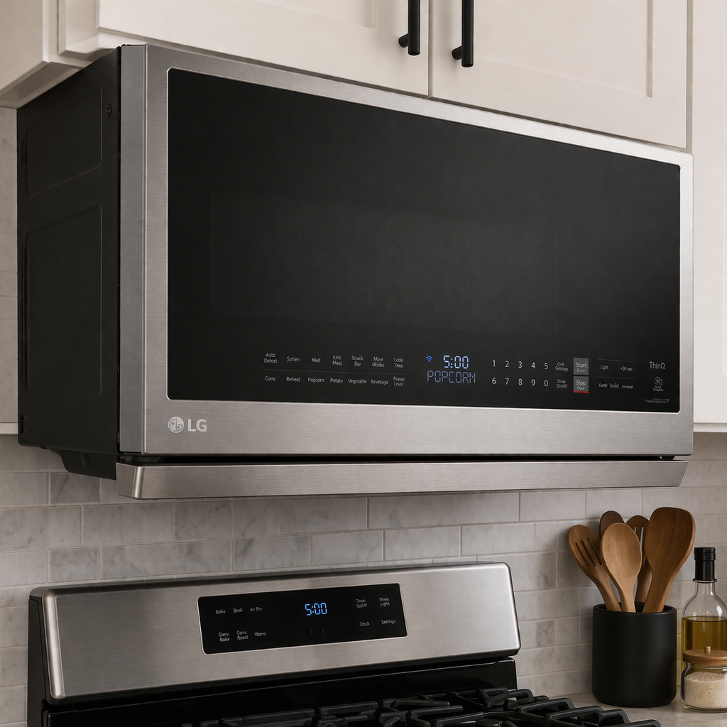 LG 2.1 Cubic Feet Smart Over-the-Range Microwave