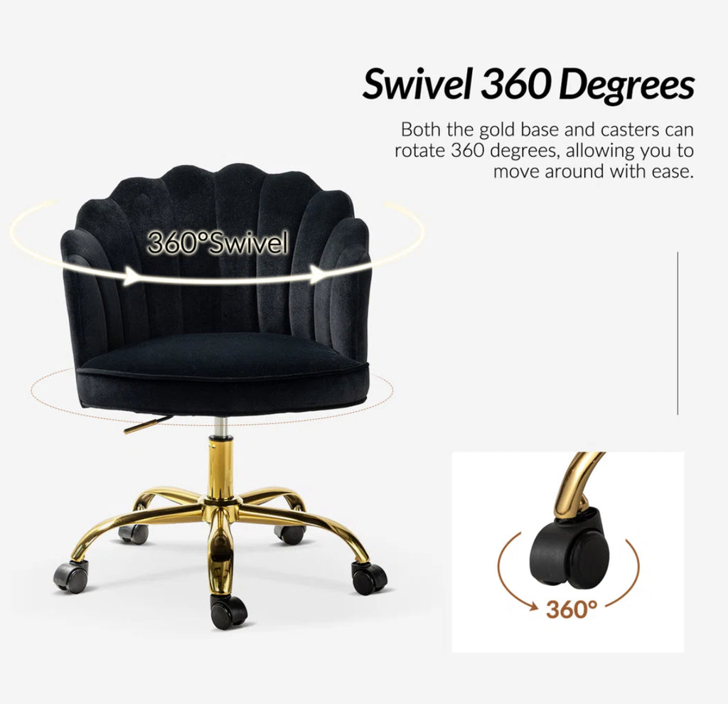 Modern Task Chair w/ Tufted Back