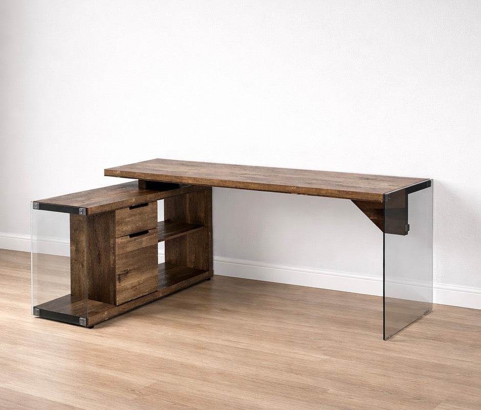 56” L-Shaped Executive Desk