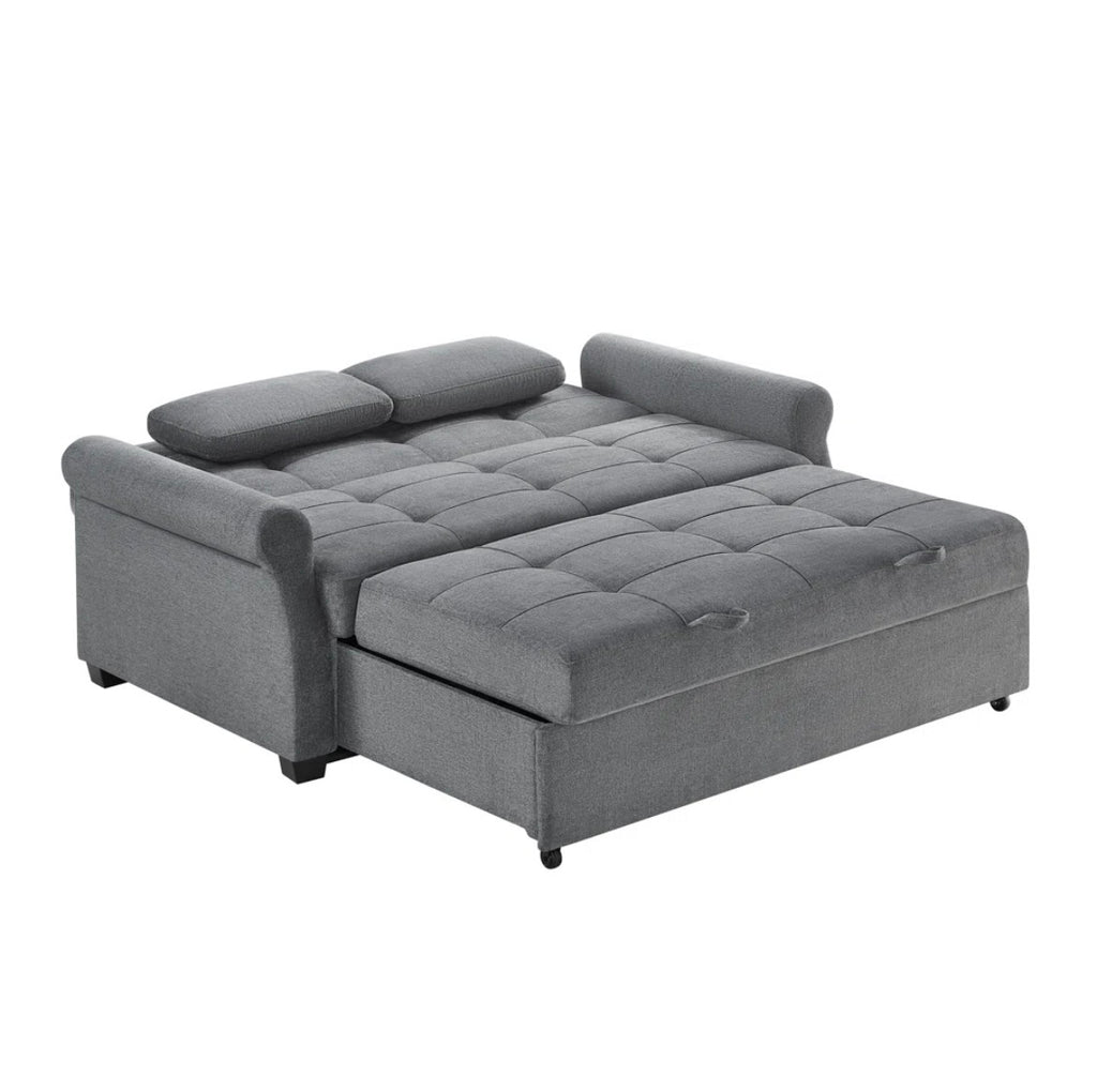 Convertible Sleeper Sofa Bed w/ Cushions