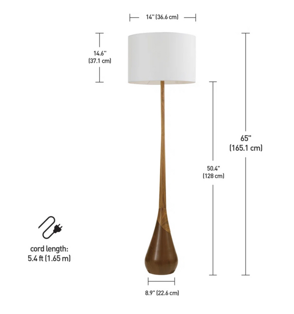 65” Modern Floor Lamp