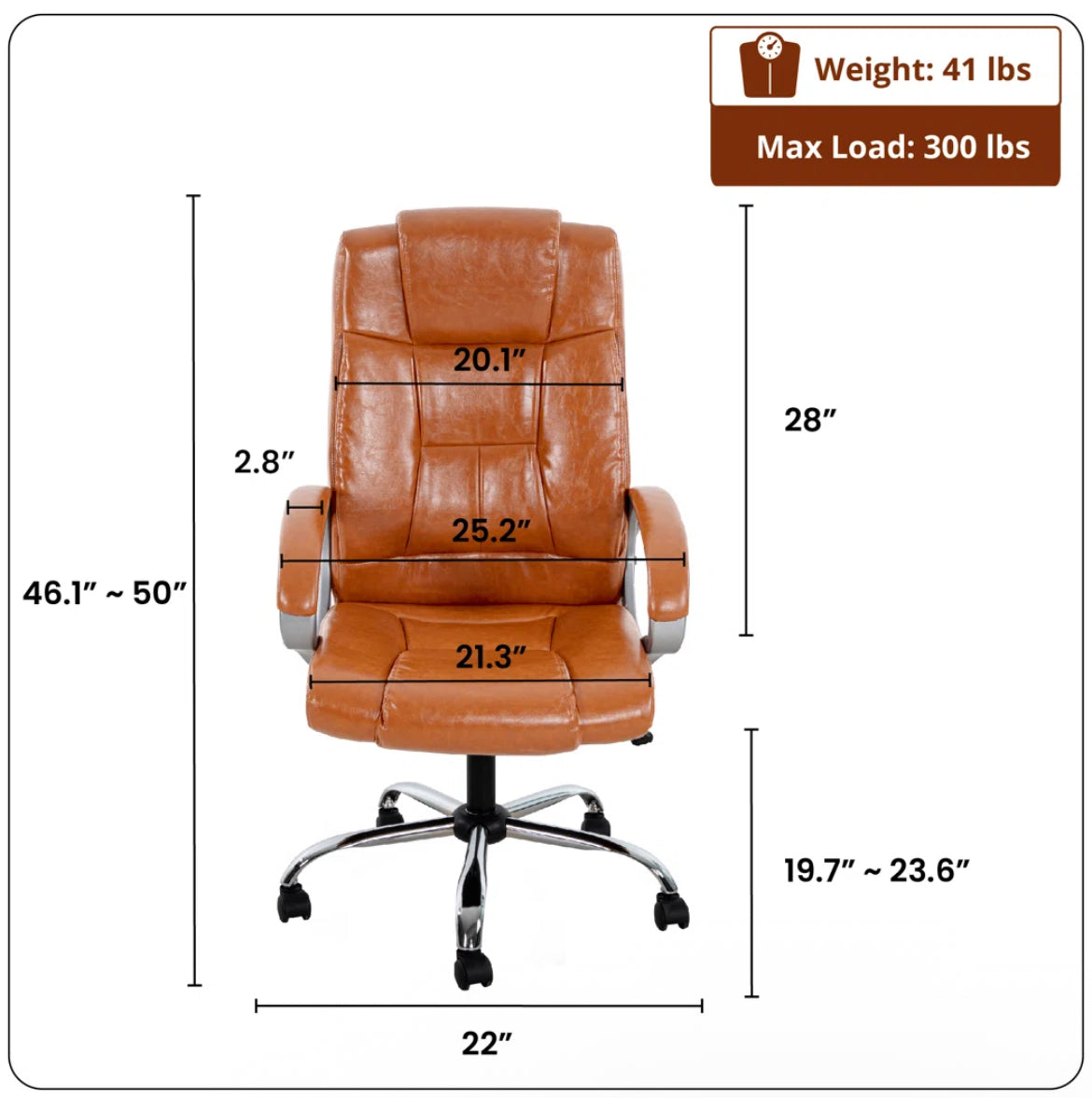 Office Chair w/ Backrest Stools