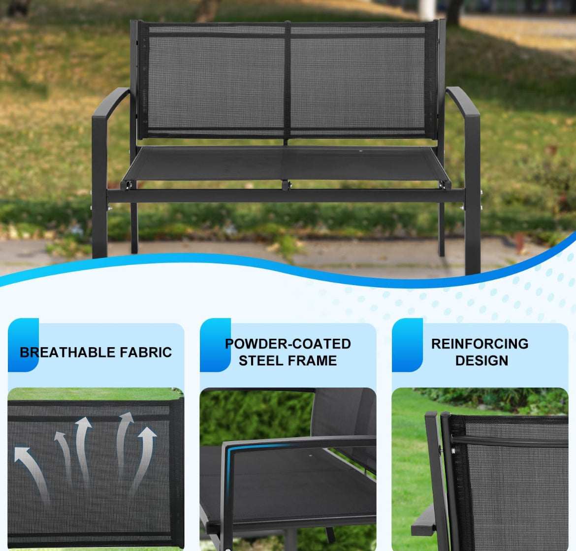 4-Piece Outdoor Garden Sofa Set