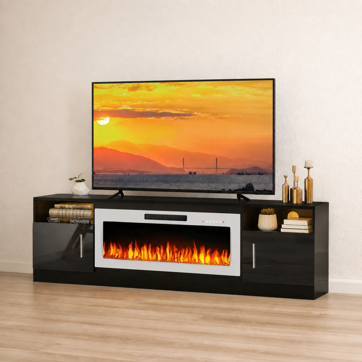 Luxurious Fireplace Stand
