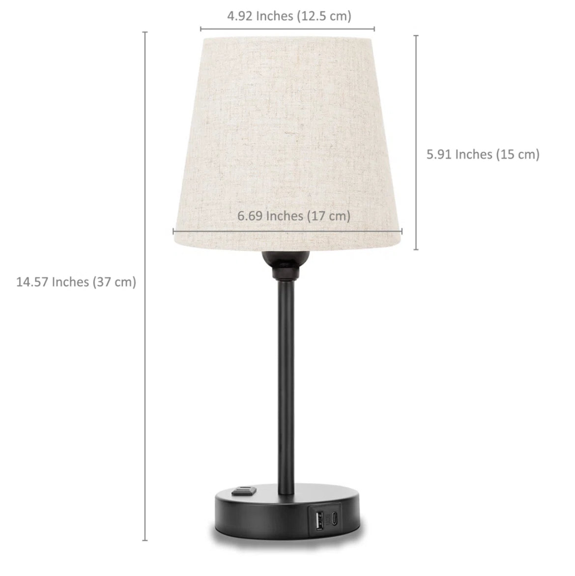 Minimal Table Lamp Set w/ Touch Control (Set of 2)