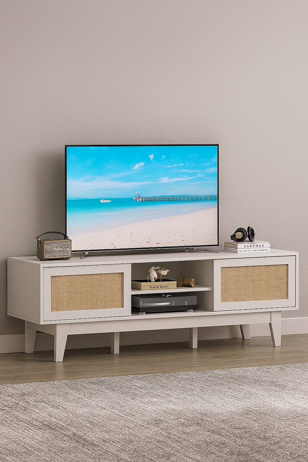 Rattan TV Stand