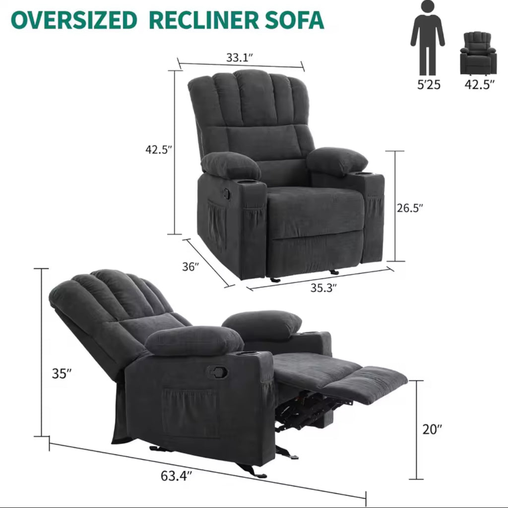 Oversized Rocker Recliner