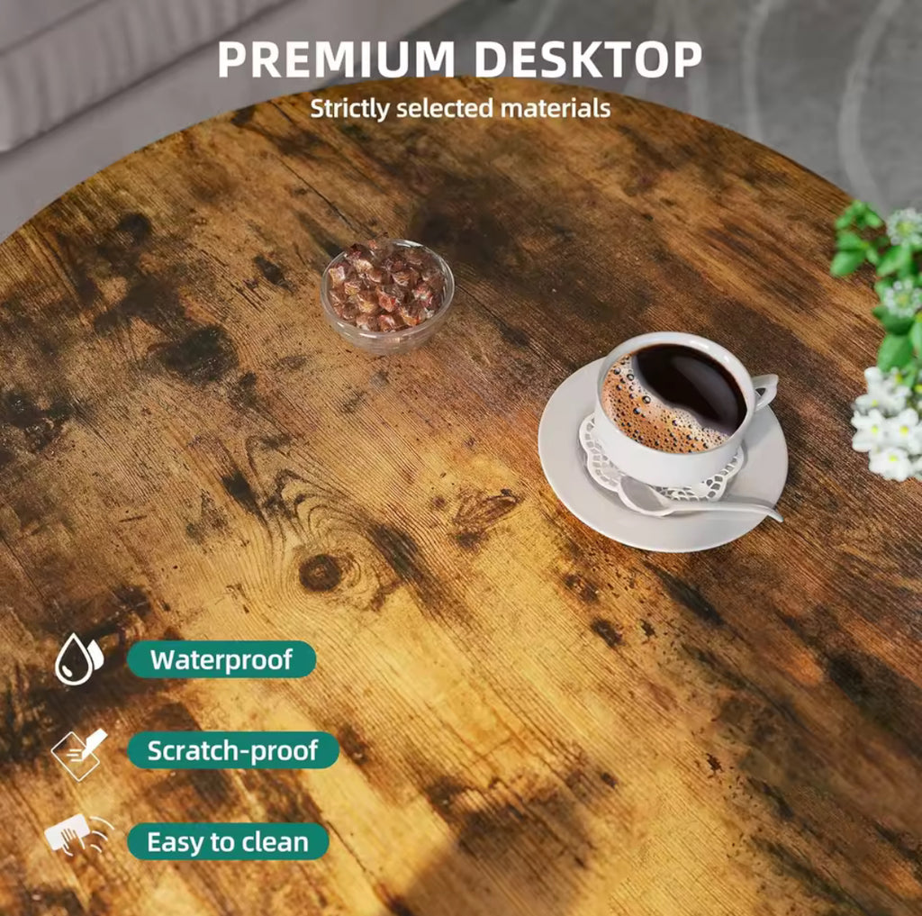 Round Rustic Coffee Table