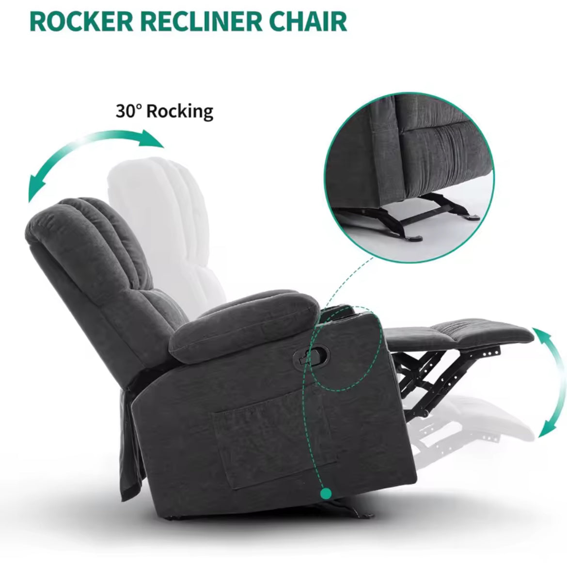 Oversized Rocker Recliner