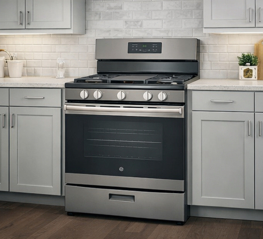 GE 30" 5 Cubic Feet Gas Stove