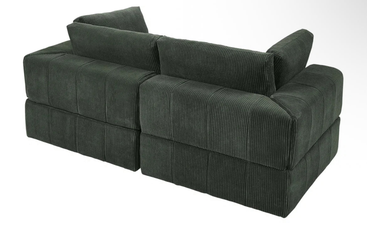 Corduroy Loveseat