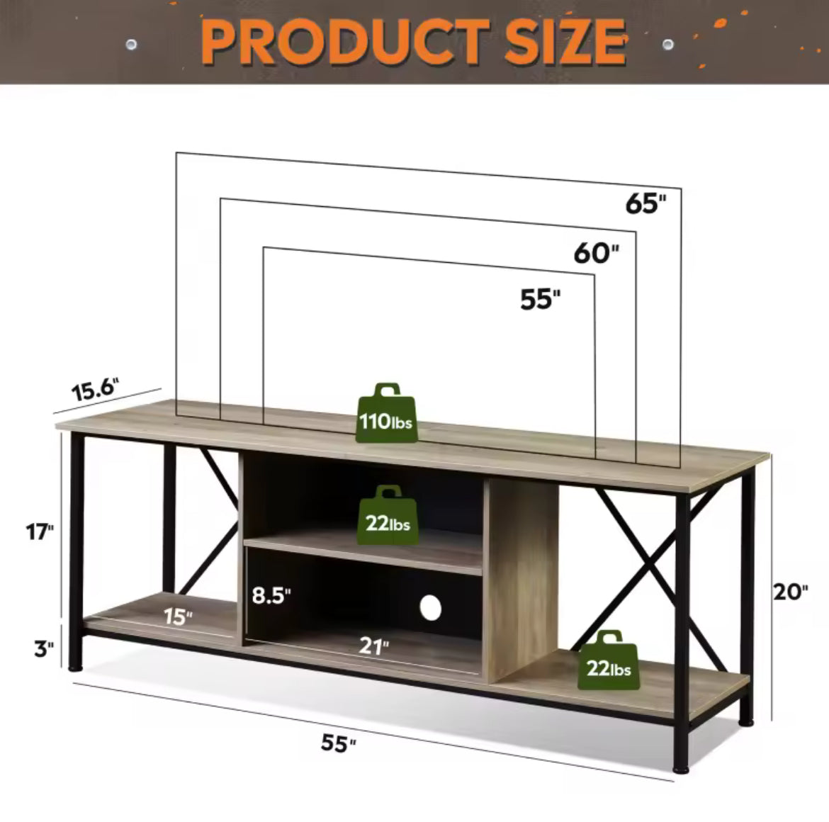 Industrial TV Console