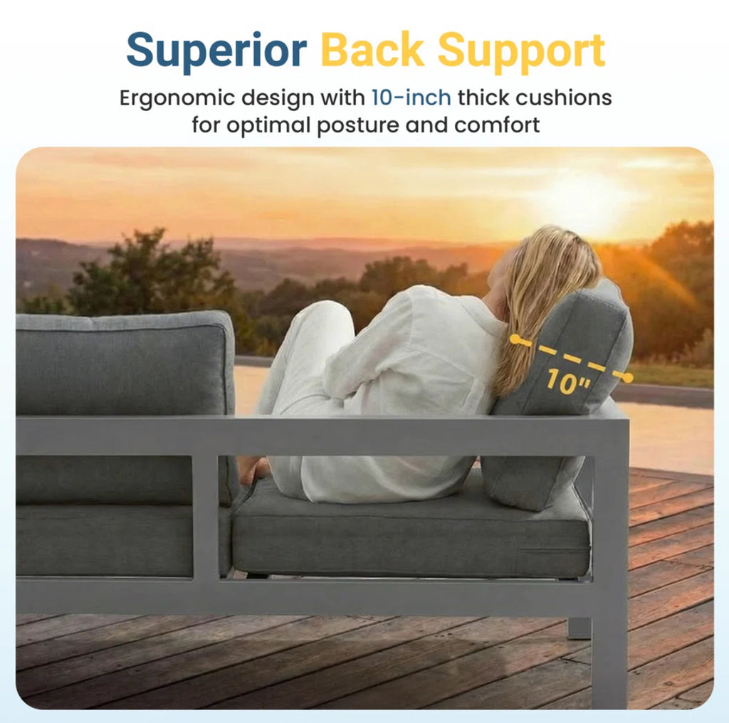Outdoor Seating Group Set w/ Cushions