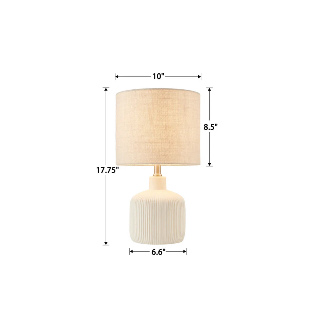 White Ceramic Table Lamp