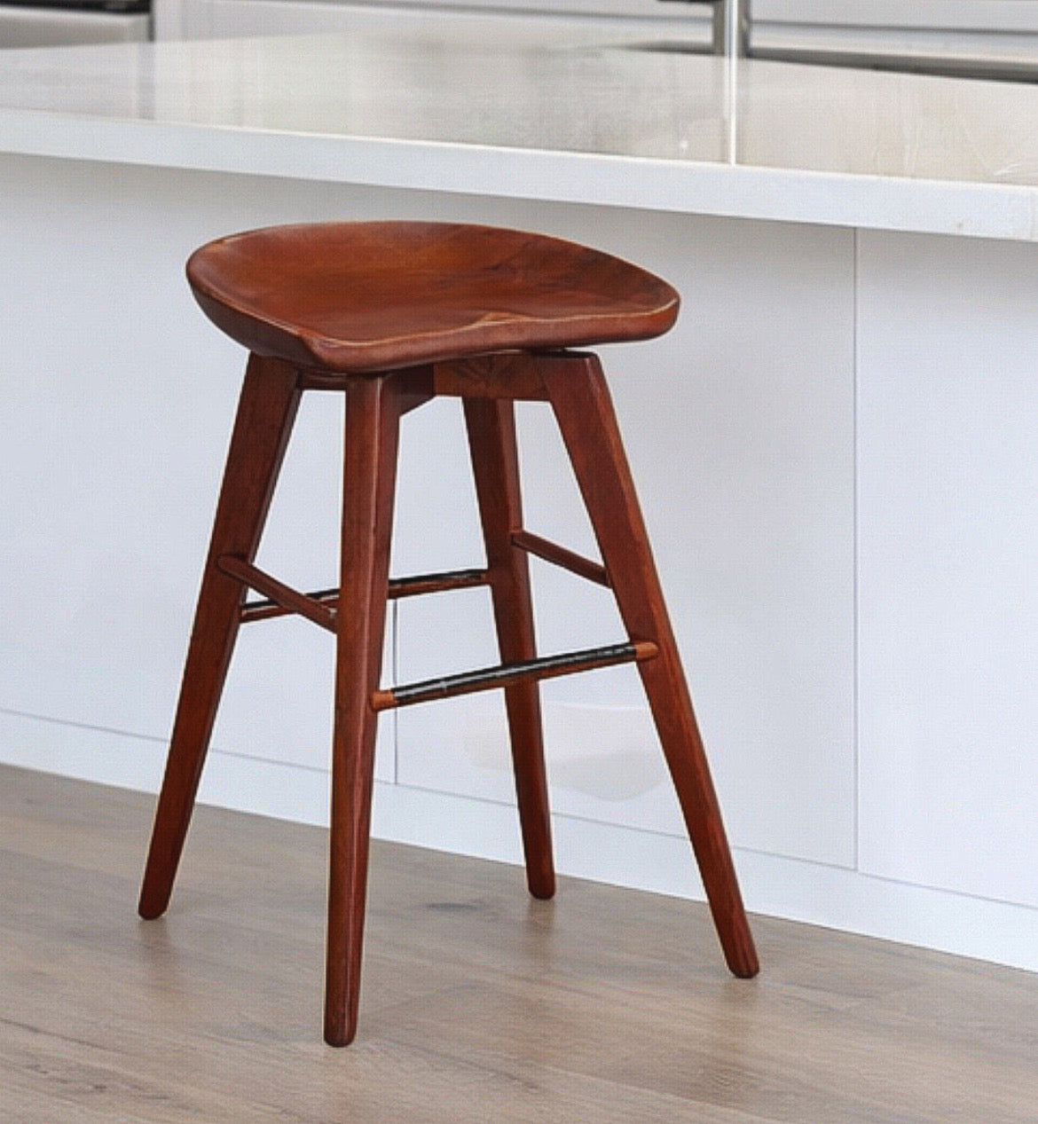 Solid Wood Counter Stool