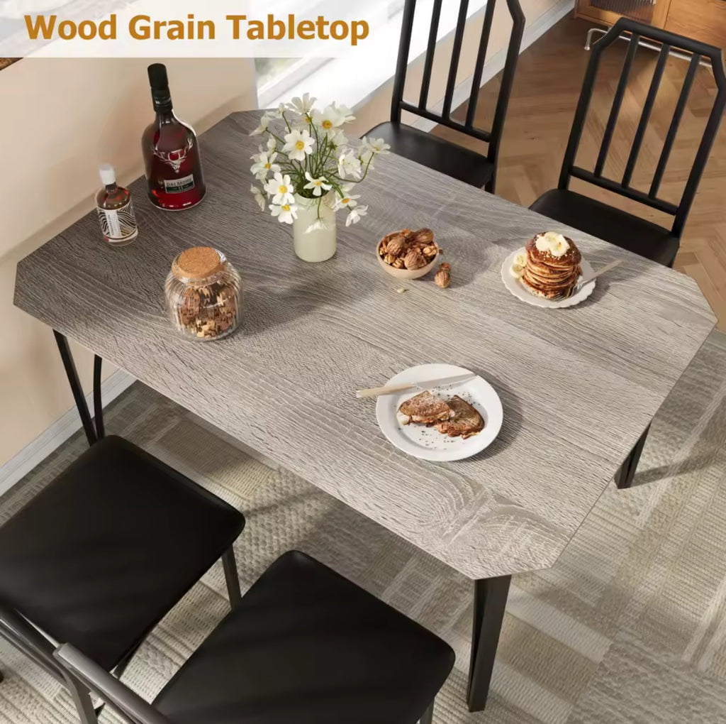 Modern 3-Piece Square Dining Set