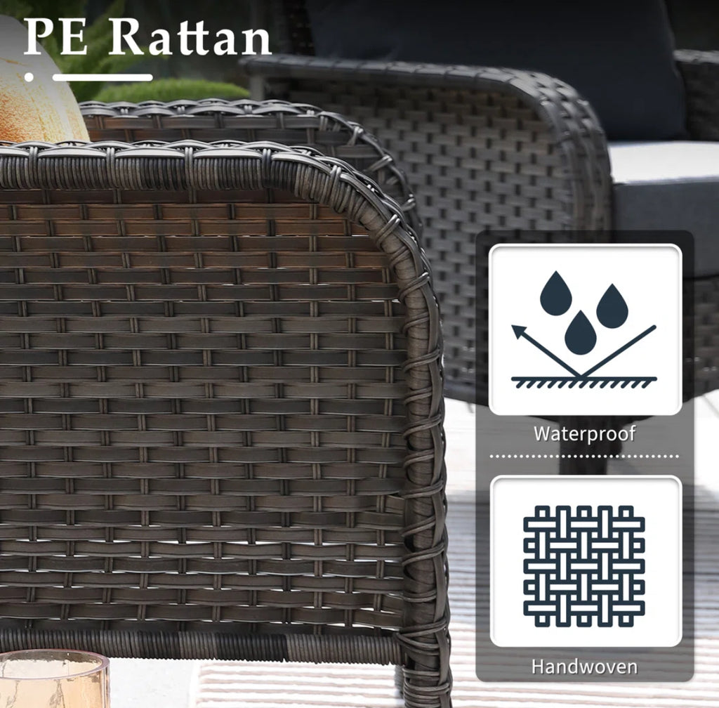 Backyard Patio Chairs w/ Premium Cushions (Set of 2)