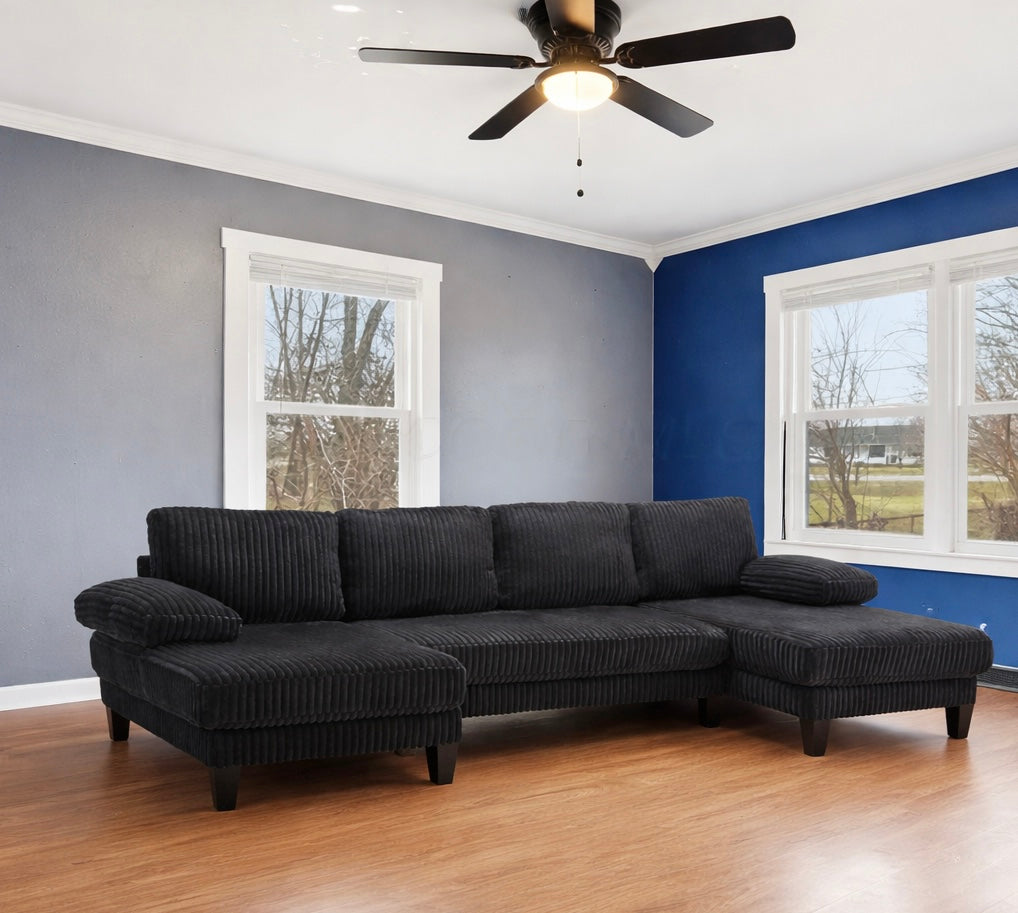 U-Shaped Modular Sectional Sleeper Sofa