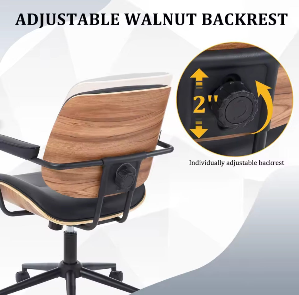 Modern Office Chair w/ Armrests