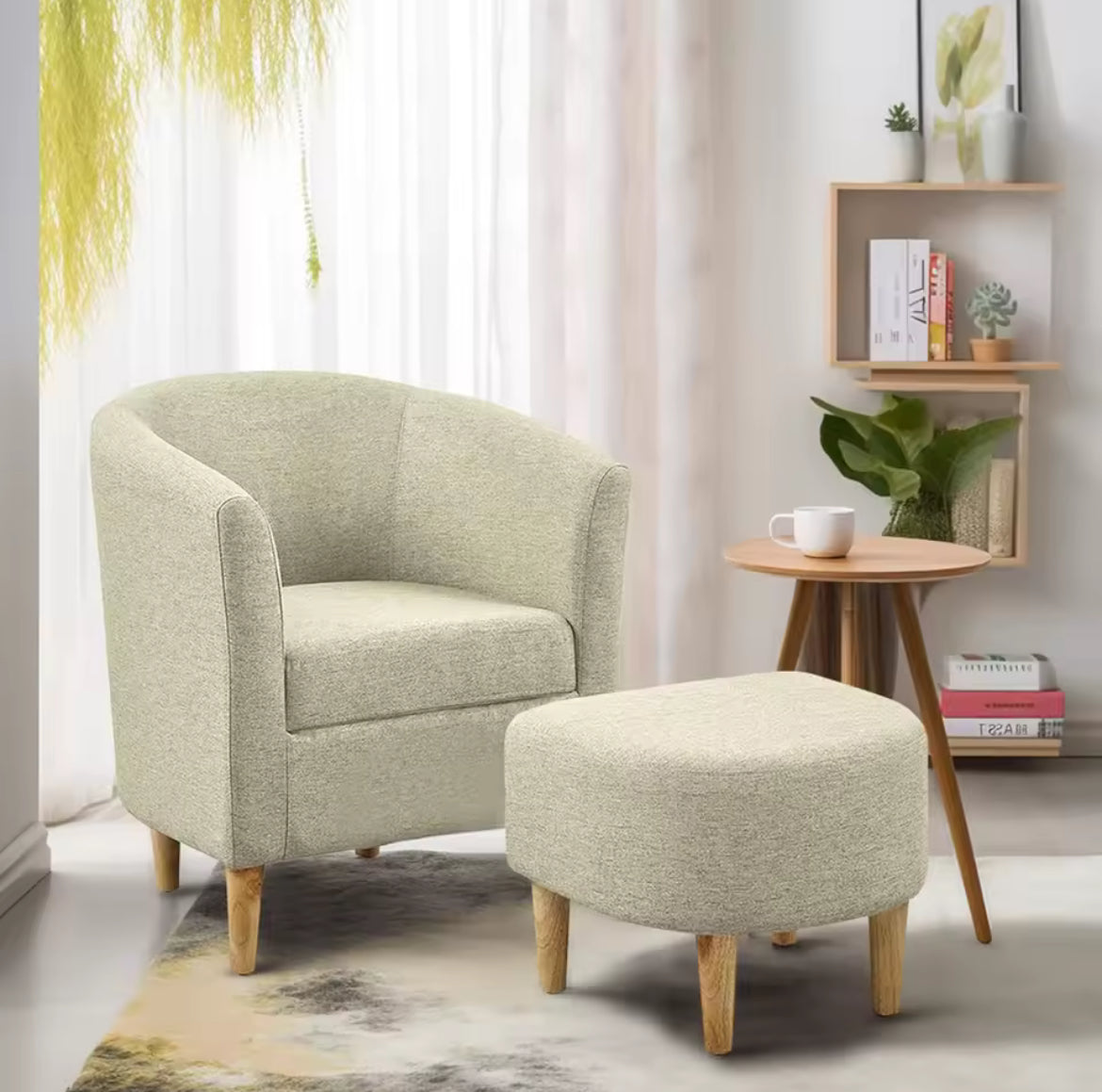 Ottoman Comfy Armchair