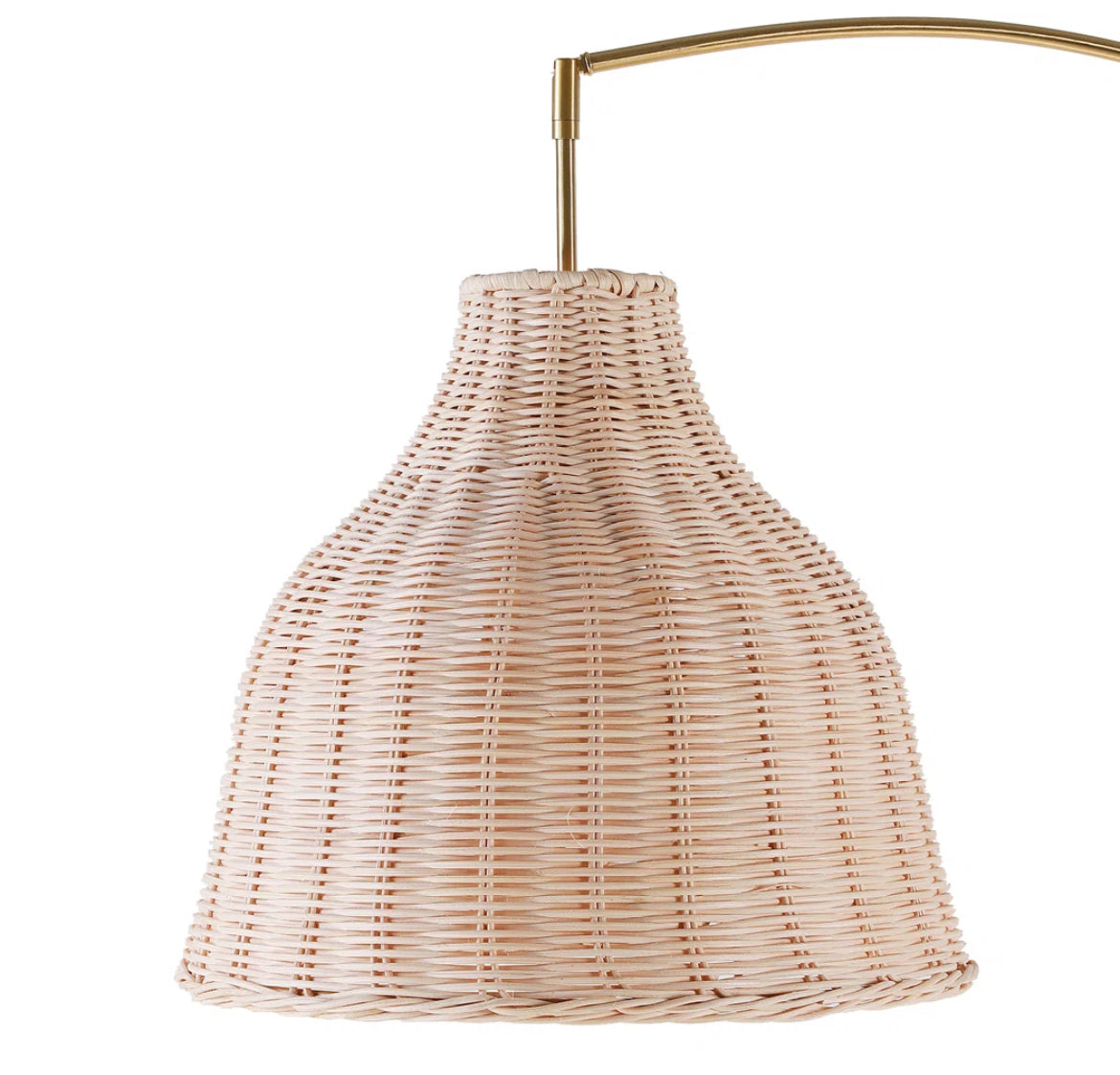 Rattan Arc Floor Lamp