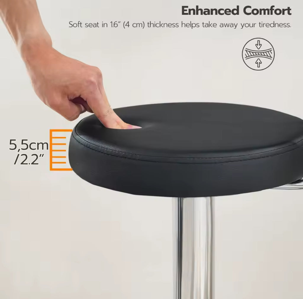 Adjustable Office Rolling Stool