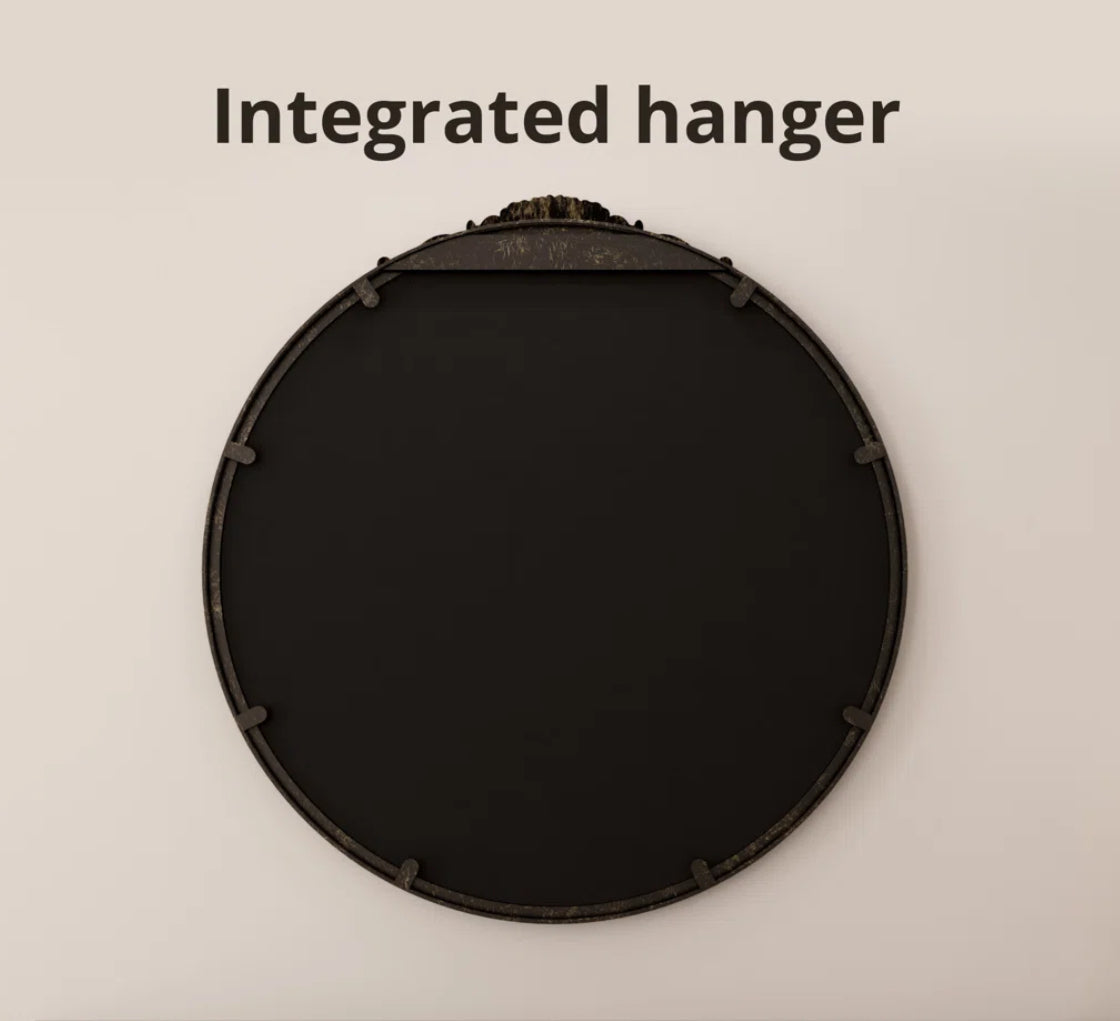 Vintage Round Wall Mirror