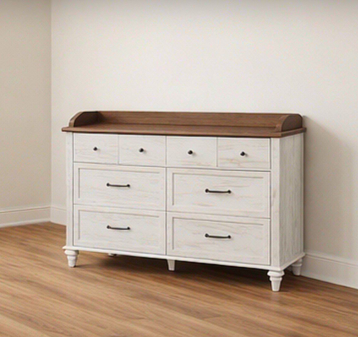Distressed Chest w/ 6-Drawers