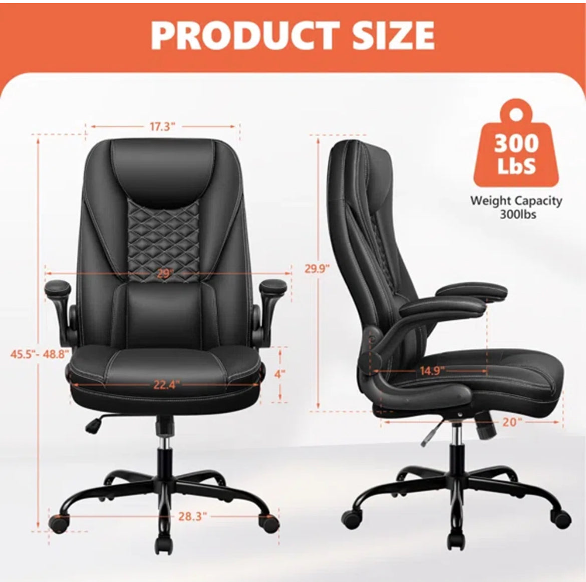 Executive Office Chair w/ Lumbar Support