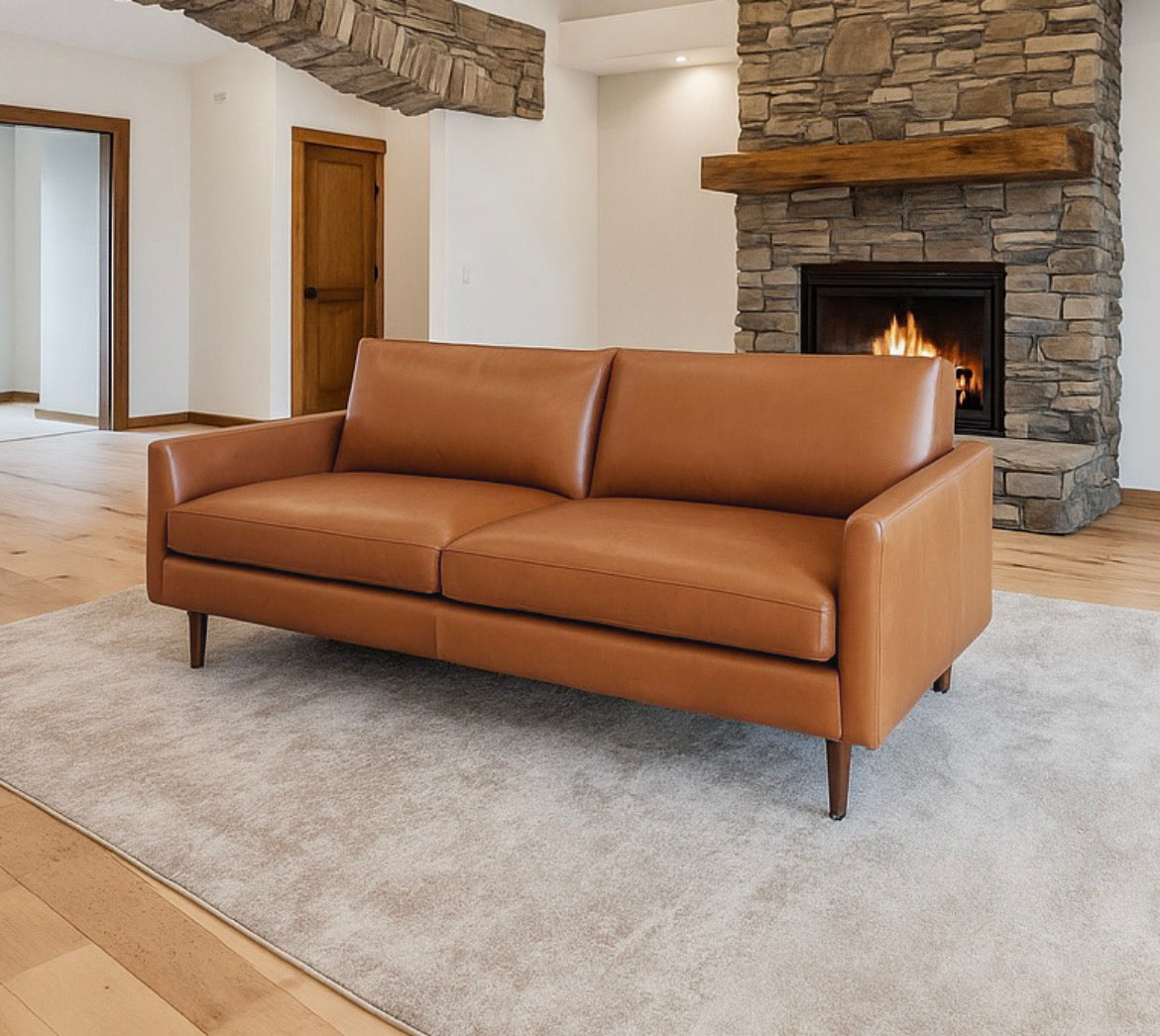 Classic Leather Sofa