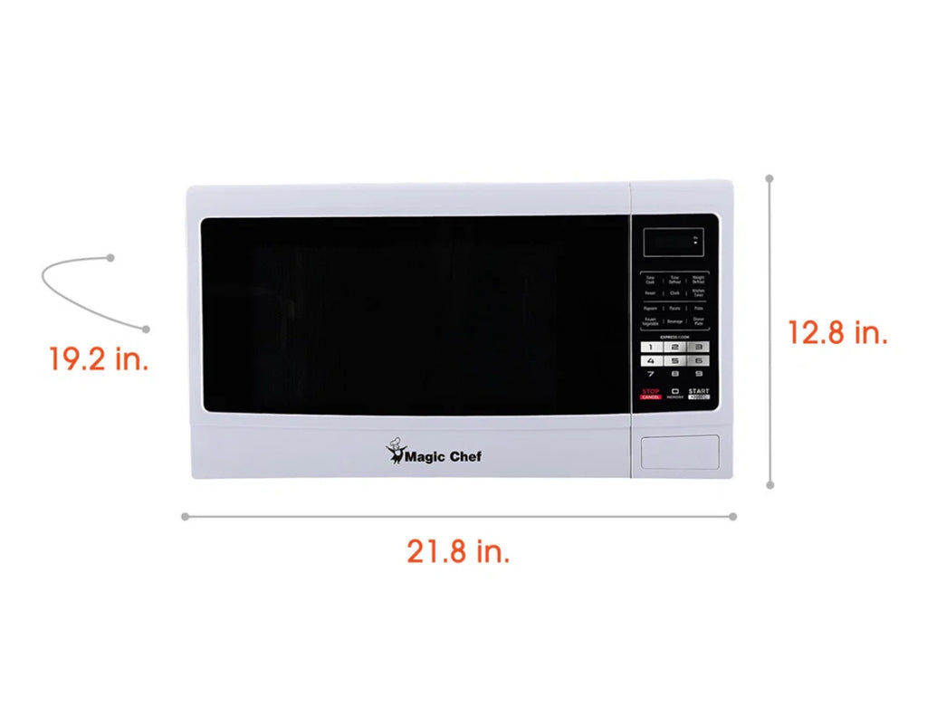 Magic Chef 1.6 Cubic Feet Countertop Microwave