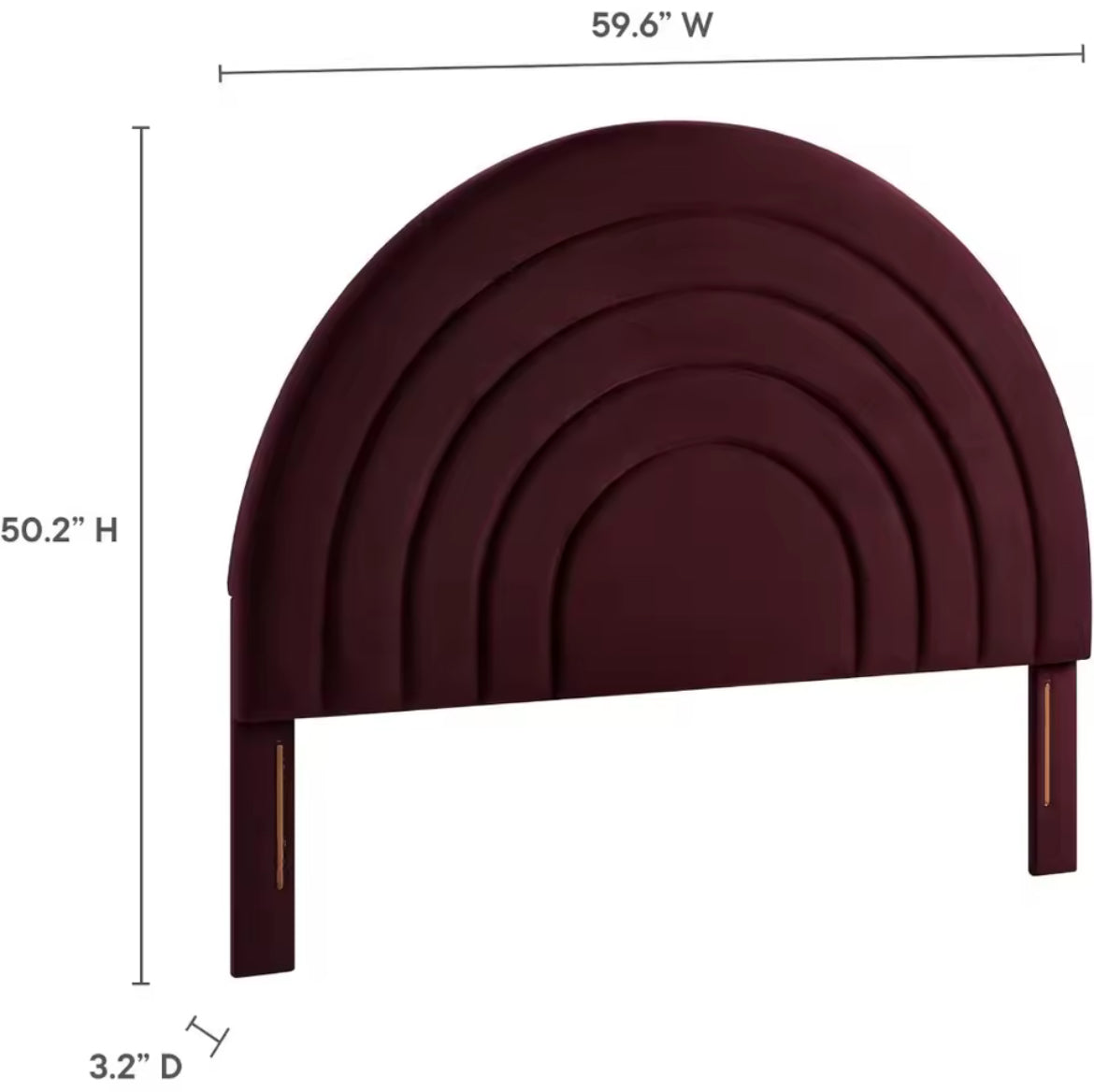 Soft Arch-Shaped Headboard