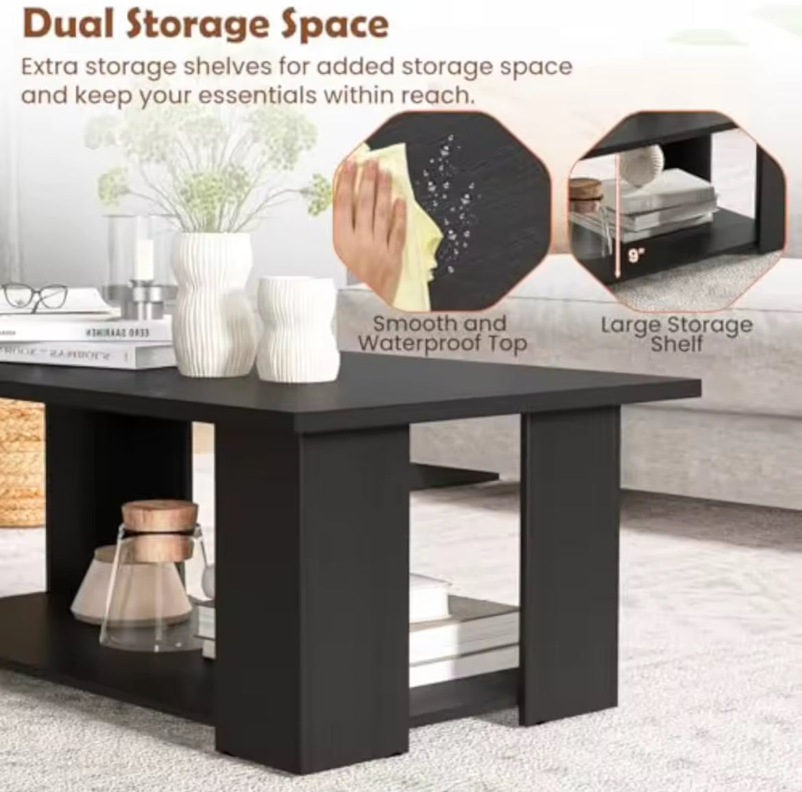 Solid Wood Low Table