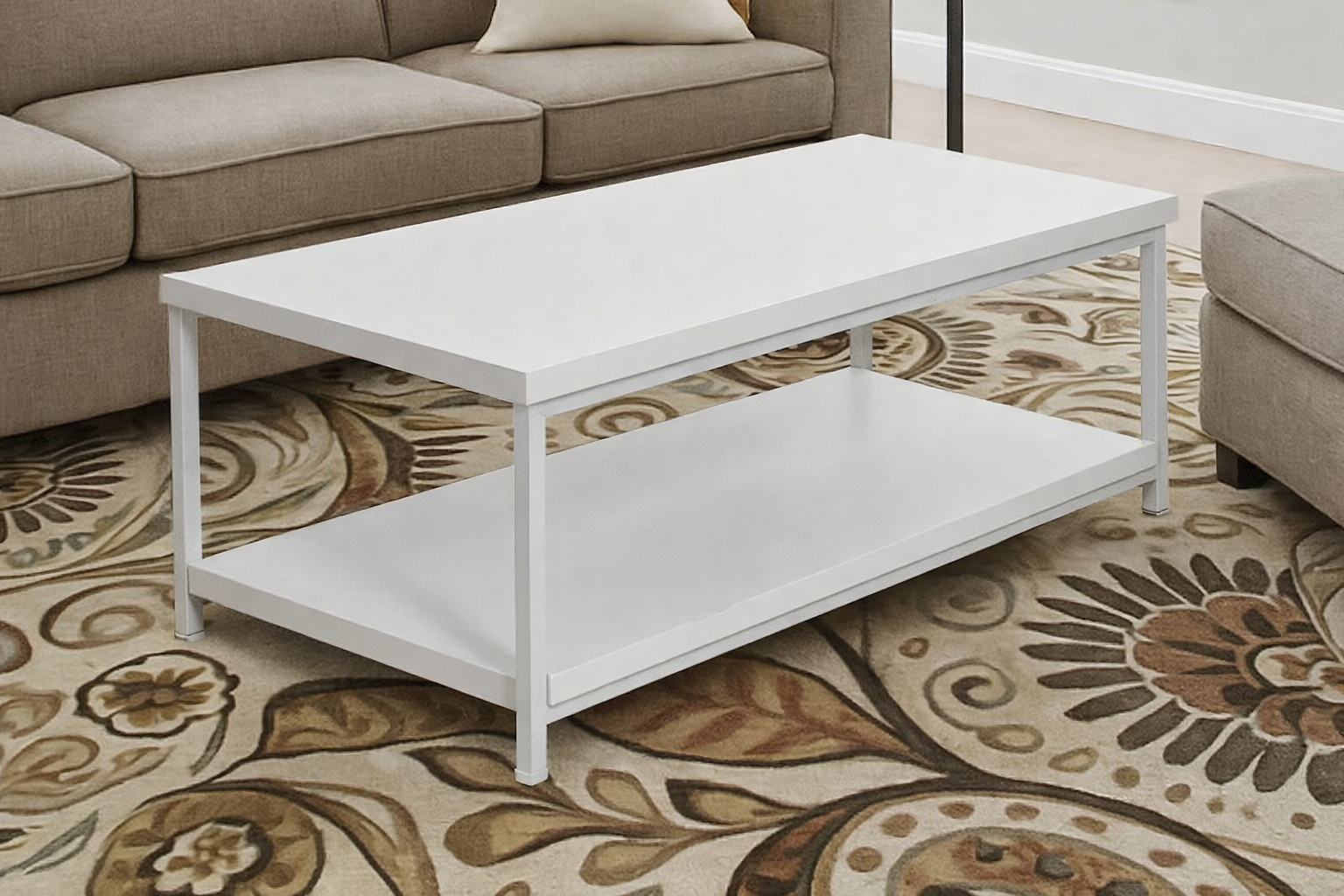 Industrial Wood Coffee Table