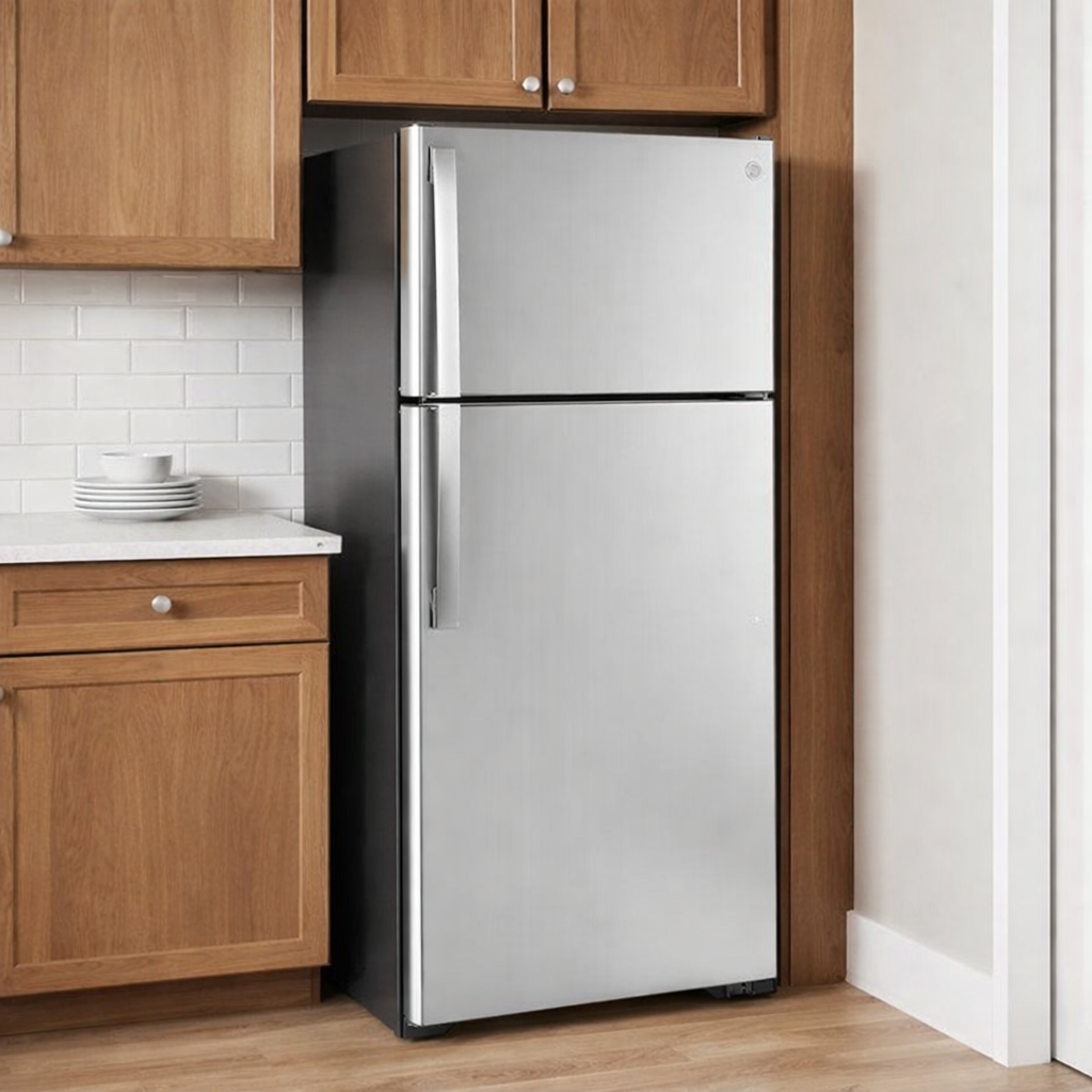 GE 28" 17.5 Cubic Feet Top Freezer Refrigerator