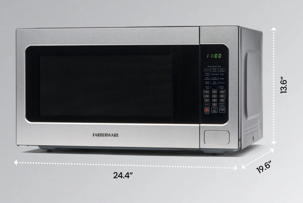 Farberware 2.2 Cubic Feet Professional & Smart Microwave Oven w/ Sensor Cooking