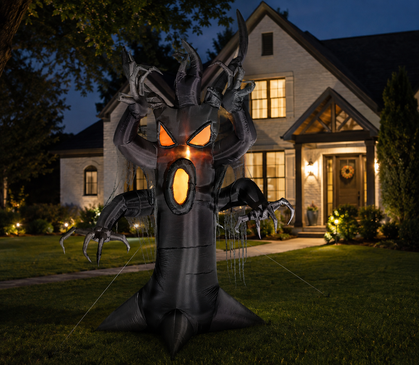 Spooky Inflatable Black Tree
