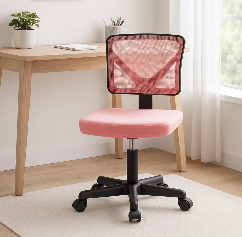 Mesh Armless Office Chair w/ Lumbar Support