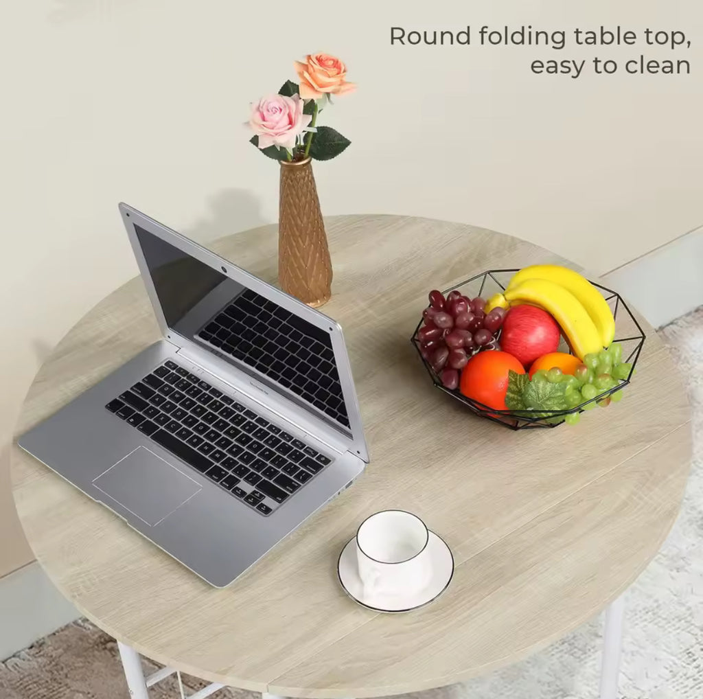 3-Piece Drop Leaf Dining Table Set for 2