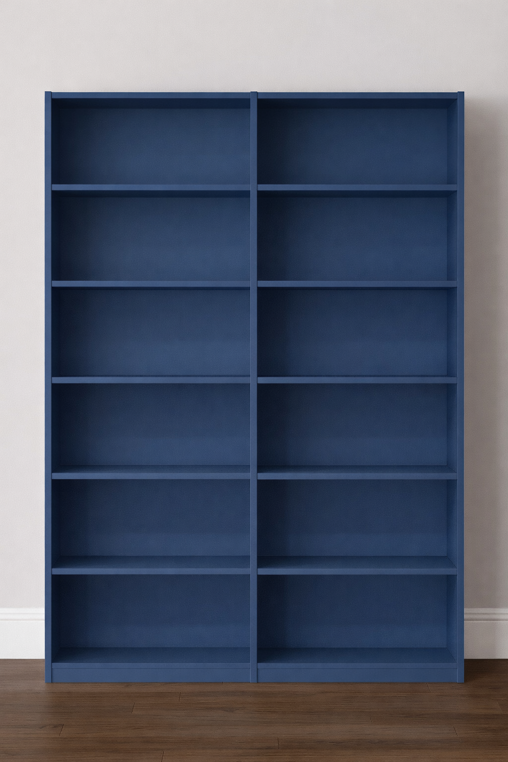 6-Tier Double Wide Bookshelf