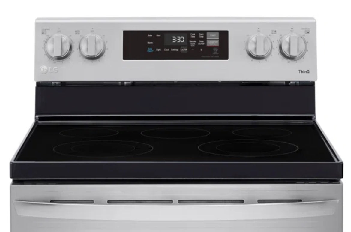 LG 6.3 Cubic Feet Smart Wi-Fi Enabled Electric Stove