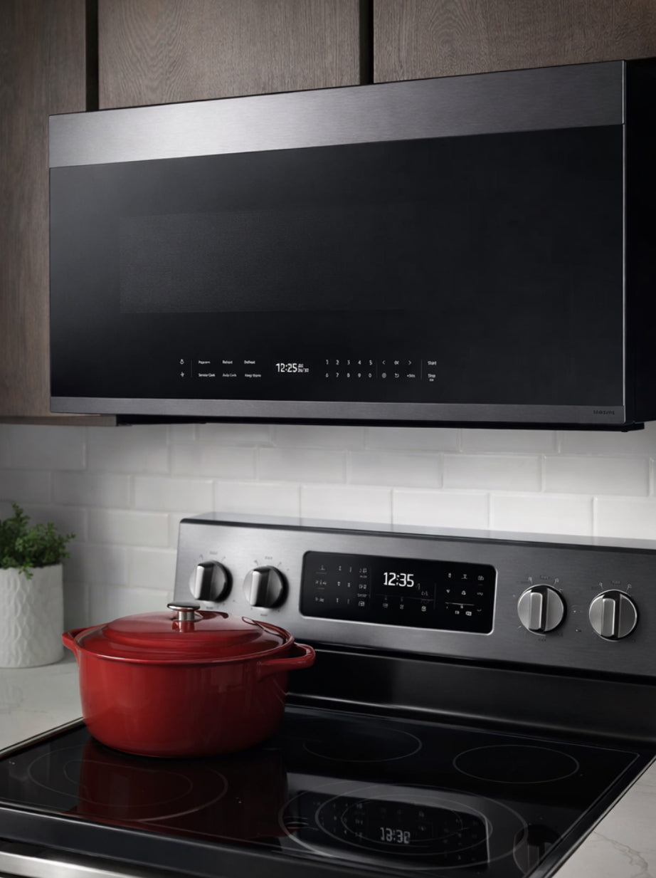 Samsung 2.1 Over-the-Range Microwave w/ Auto Dimming Glass Touch Controls