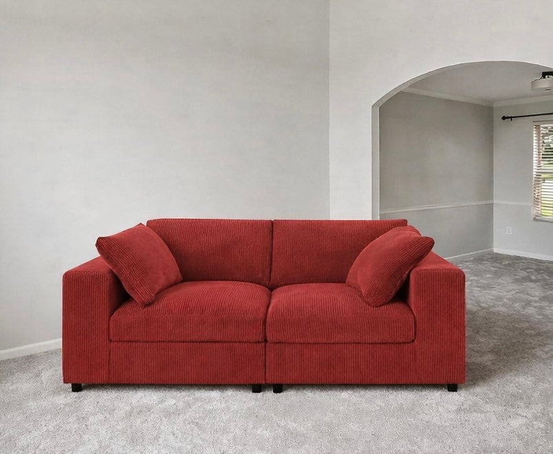 Corduroy Loveseat