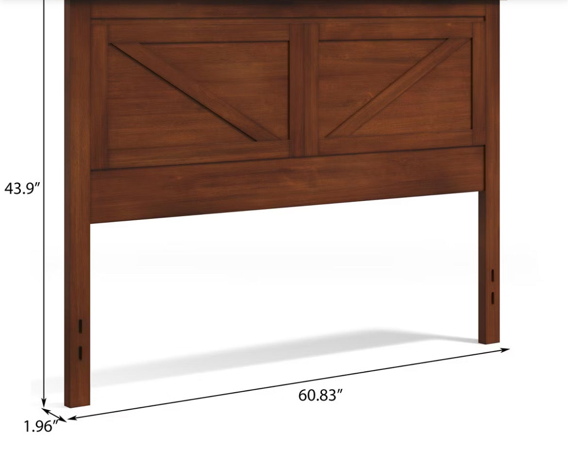 Farmhouse Style Wood Panel Headboard