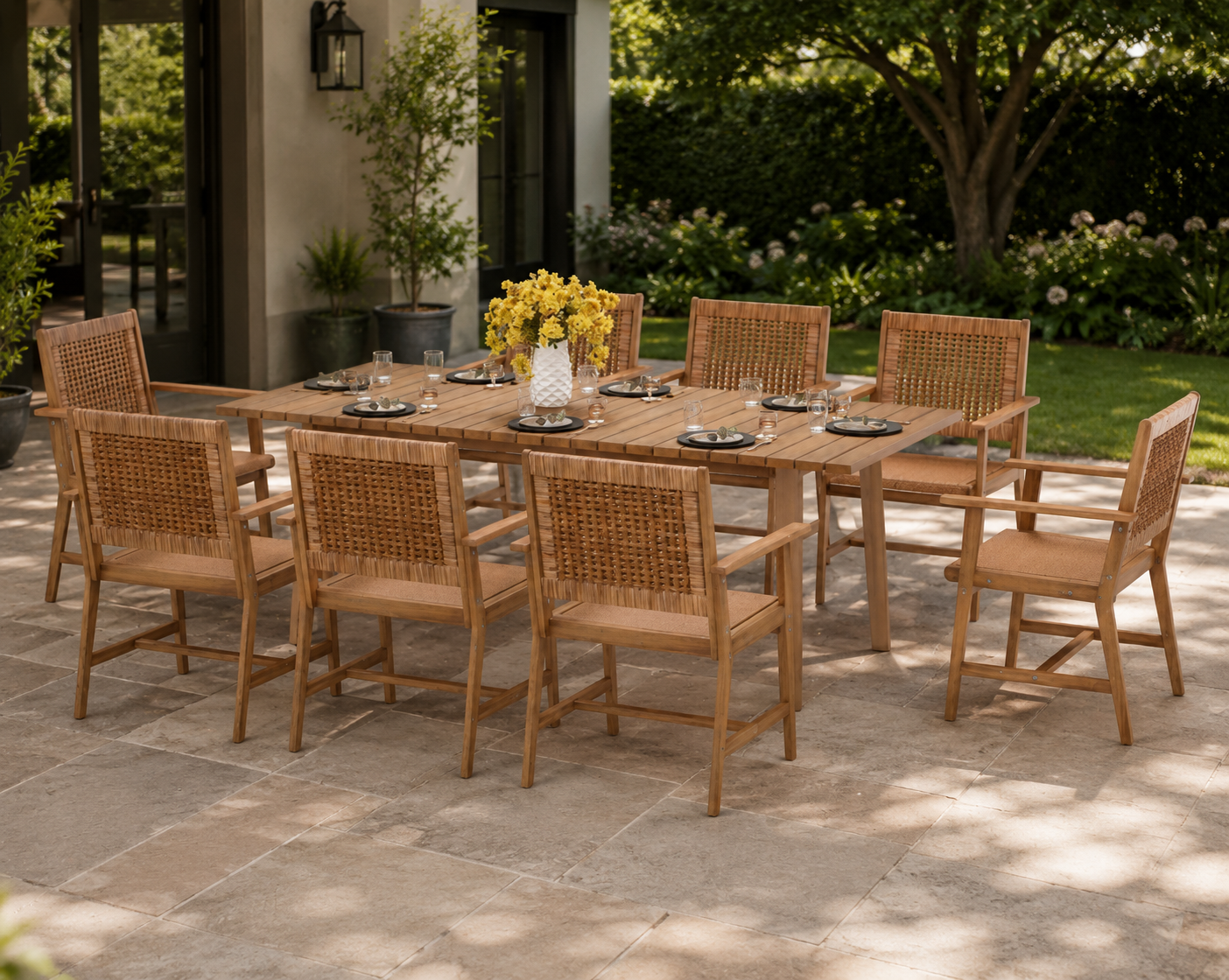 Rattan Outdoor Patio Dining Set