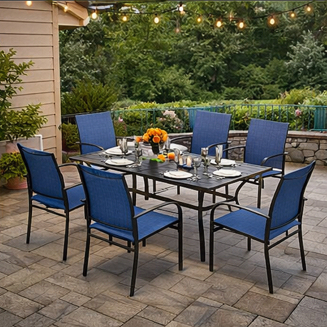 60" Long Dining Set