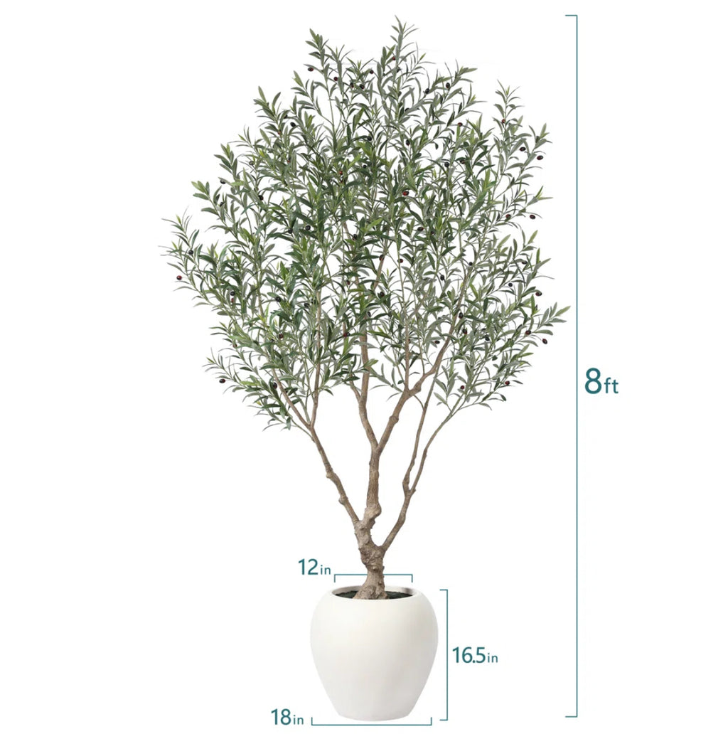 18” Tall Faux Olive Tree