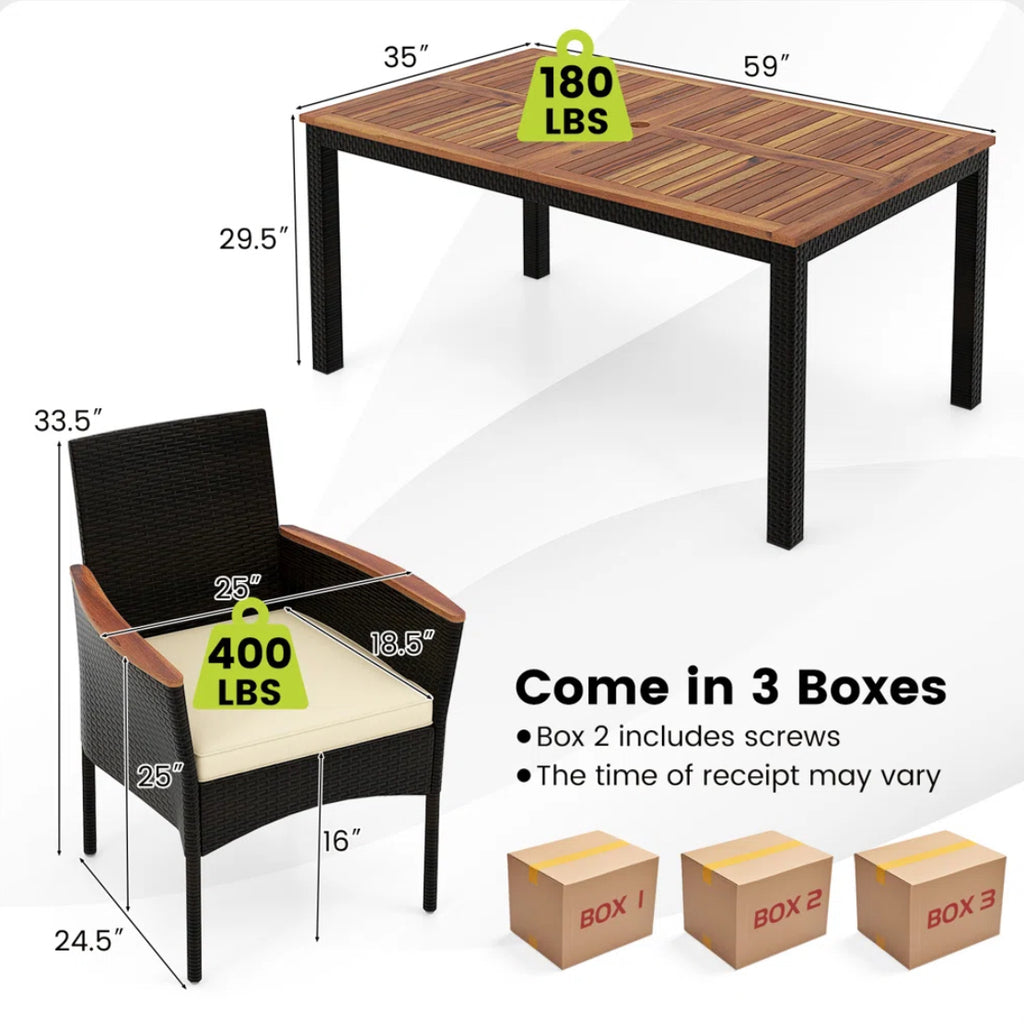 Outdoor Restaurant Dining Set