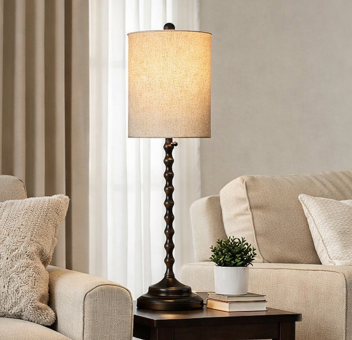 Farmhouse Table Lamp (Set of 2)