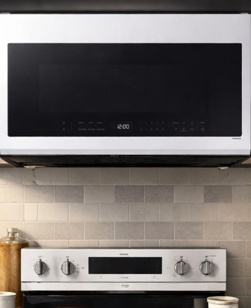 Samsung 21 Cubic Feet Over-the-Range Microwave w/ Wi-Fi